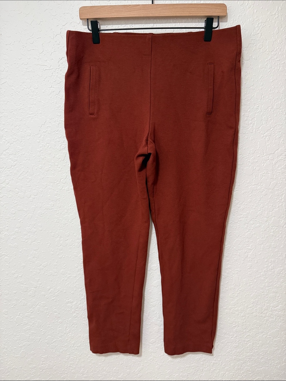 CHICOS Rust Stretch Ankle Pants Size 1.5